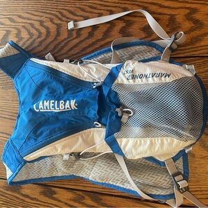 CamelBak Blue and White Hydration Backpack-Marathoner Vest